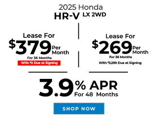 2025 Honda HR-V LX 2WD offer