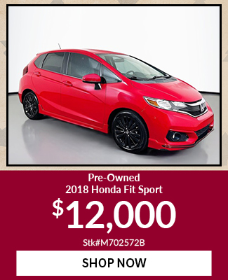 Pre-Owned 2018 Honda Fit Sport