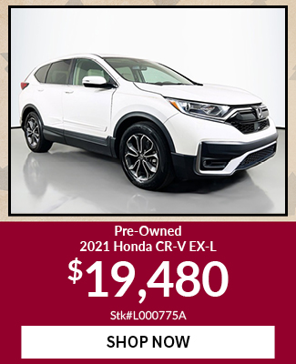 Pre-Owned 2021 Honda CR-V EX-L