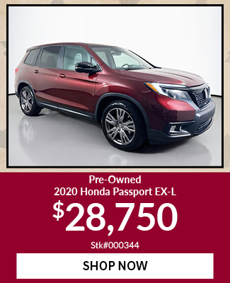 Pre-Owned 2020 Honda Passport EX-L