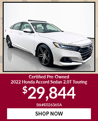 Certified Pre-Owned 2022 Honda Accord Sedan 2.0T Touring