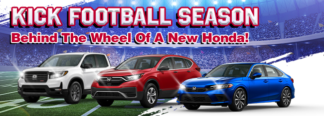 Kick Football season behind the wheel of a new Honda