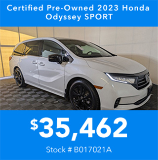 Certified Pre-Owned 2023 Honda Odyssey SPORT