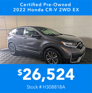 Certified Pre-Owned 2022 Honda CR-V 2WD EX