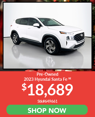 Pre-Owned 2023 Hyundai Santa Fe SE