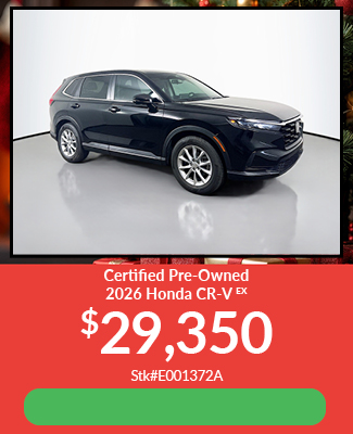 Certified Pre-Owned 2026 Honda CR-V EX