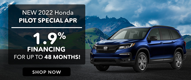 Promotional special offer on new Honda