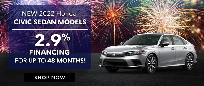 Promotional special offer on new Honda