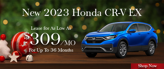 Promotional special offer on new Honda