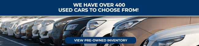 Over 400 Used Cars to choose from