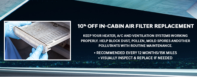 In-cabin air filter