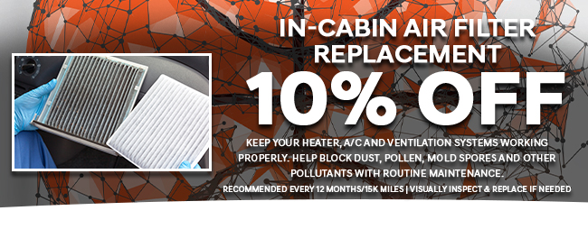 In-cabin air filter