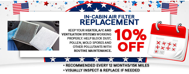 In-cabin air filter