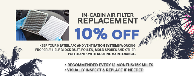In-cabin air filter