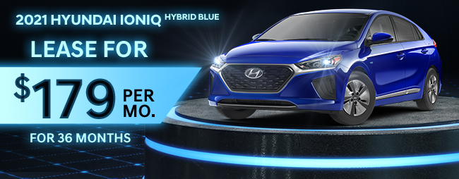 2021 Hyundai Ioniq Hybrid Blue