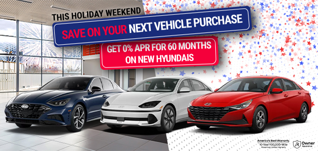 This holiday weekend save on your next vehicle purchase