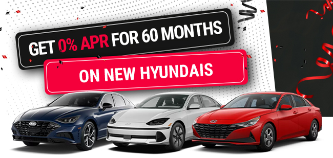 get zero apr for 60 months on new Hyundais