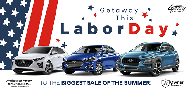 Getaway this Labor Day - to the biggest sale of the Summer