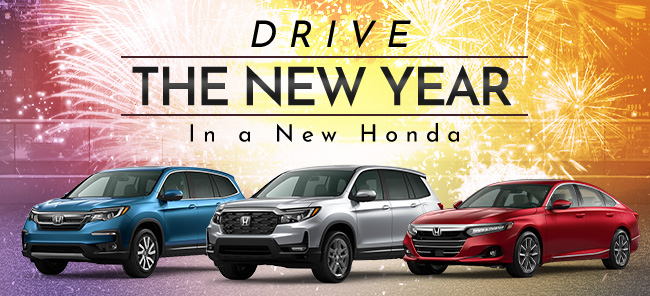 Drive the new year in a new Honda