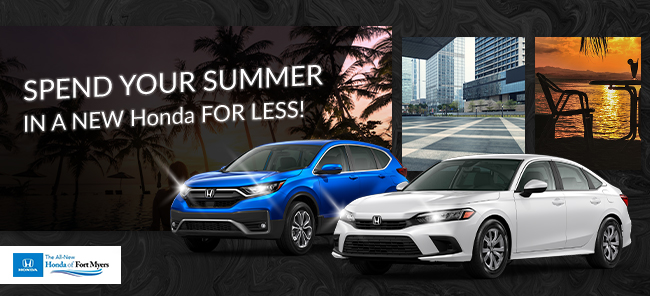 pen your summer in a new HOnda for Less
