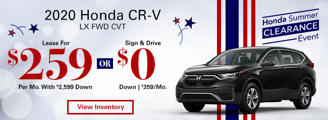 2020 Honda CR-V CVT LX 2WD 