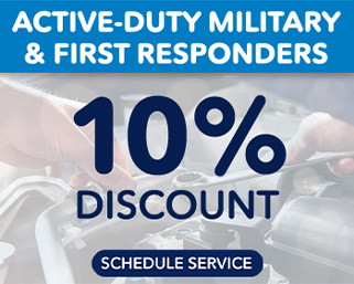 10% off service for first responders and active military