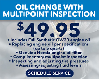 offer on oil change with multi-point inspection