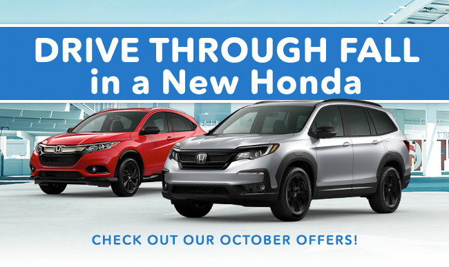 At Honda of Harvey Drive through Fall in a new Honda