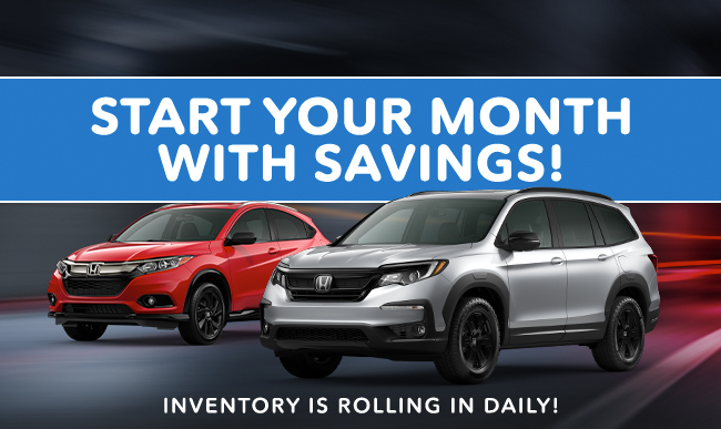 Start your month with savings - inventory is rolling in daily