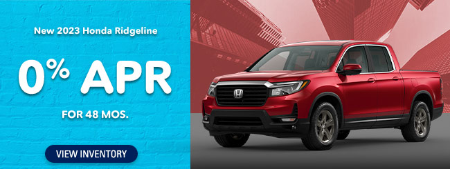 special offers on Honda Pilot and Ridgeline