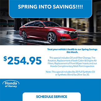 service special at Honda of Harvey