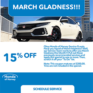 service special at Honda of Harvey