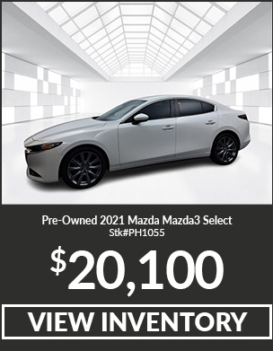 Pre-Owned 2021 Mazda Mazda3 Select