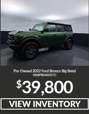 Pre-Owned 2022 Ford Bronco Big Bend