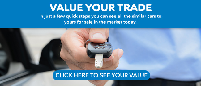 value your trade today to see your vehicle's value