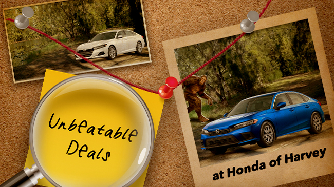 Unbeatable deals at Honda of Harvey