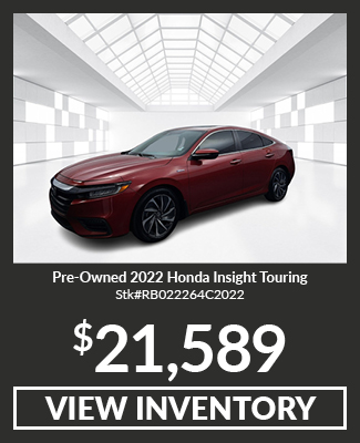 Certified Pre-Owned 	2022	Honda	Insight Touring