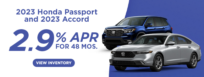 2023 Honda Passport and Honda Accord