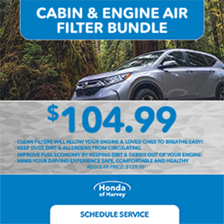 special offer on changing filters on car