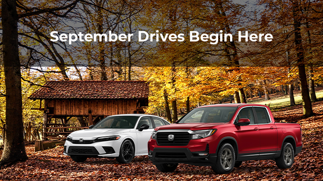 September Drives Begin Here - at Honda of Harvey