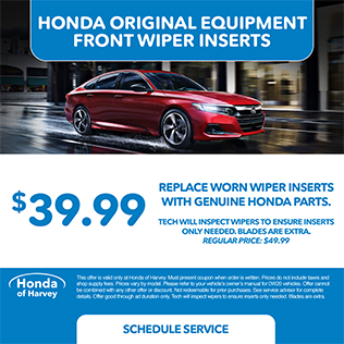 service special at Honda of Harvey