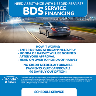 service special at Honda of Harvey