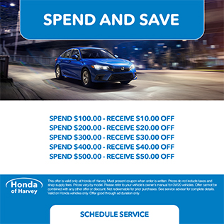 service special at Honda of Harvey