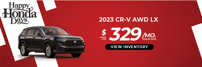 special offer on Honda CR-V