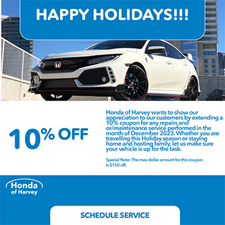 service special at Honda of Harvey