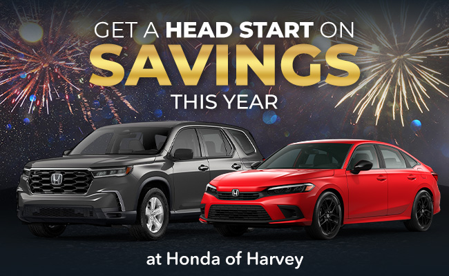 Celebrate with Honda of Harvey Year End Savings