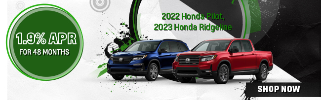 2022 Honda Pilot and 2023 Honda ridgeline