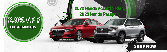2022 Honda Accord Sedan and 2023 Honda Passport