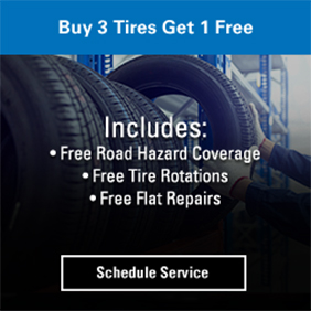 Buy 3 tires get 1 Free