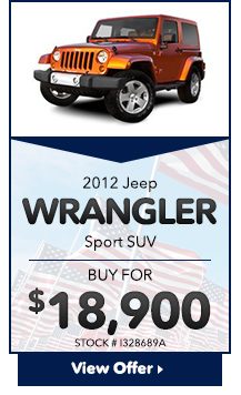 2012 Jeep Wrangler Sport SUV